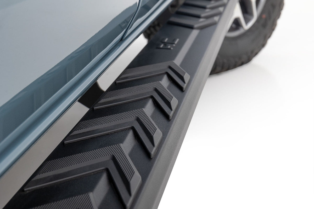 BA2 Running Boards Side Step Bars 4-Door Ford Bronco 4WD (2021-2025) Rough Country