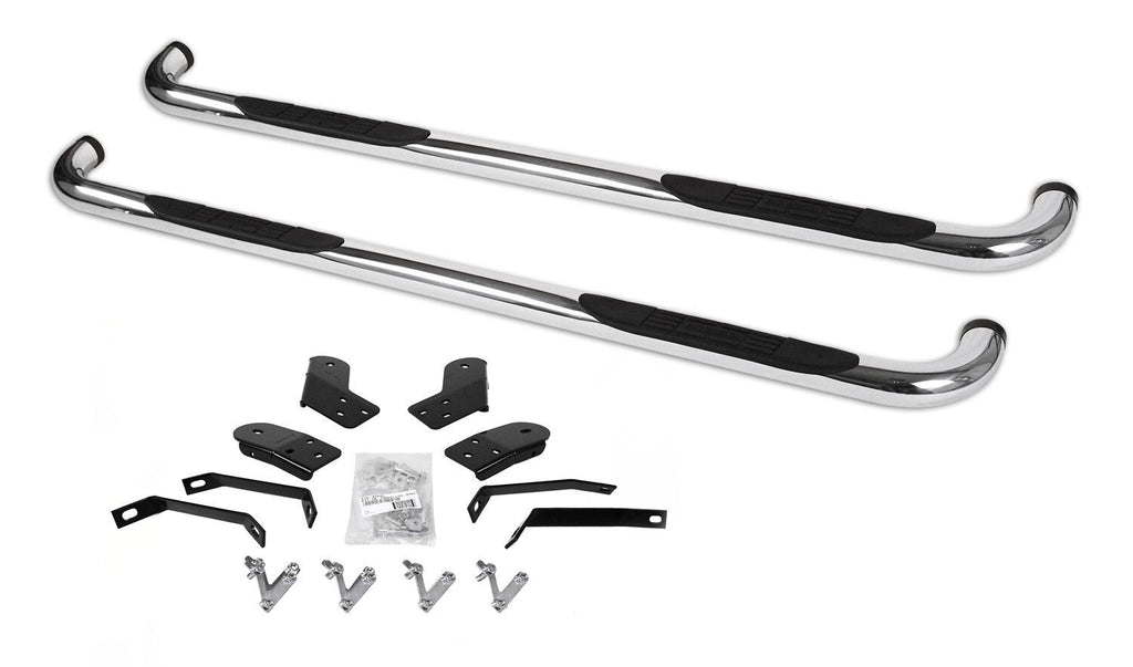 4000 Series SideSteps With Mountins Bracket Kit Polished Stainless Steel 2010-2026 Dodge Ram 2500/3500 Go Rhino