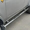 4000 Series Side Steps W/ Mounting Bracket Kit Textured Black 2021-2025 Ford Bronco Go Rhino