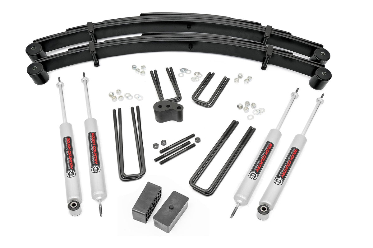 4 Inch Lift Kit Lowboy Ford F-250 4WD (1977-1979) Rough Country