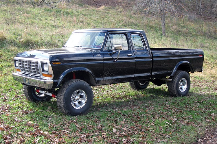 4 Inch Lift Kit Lowboy Ford F-250 4WD (1977-1979) Rough Country