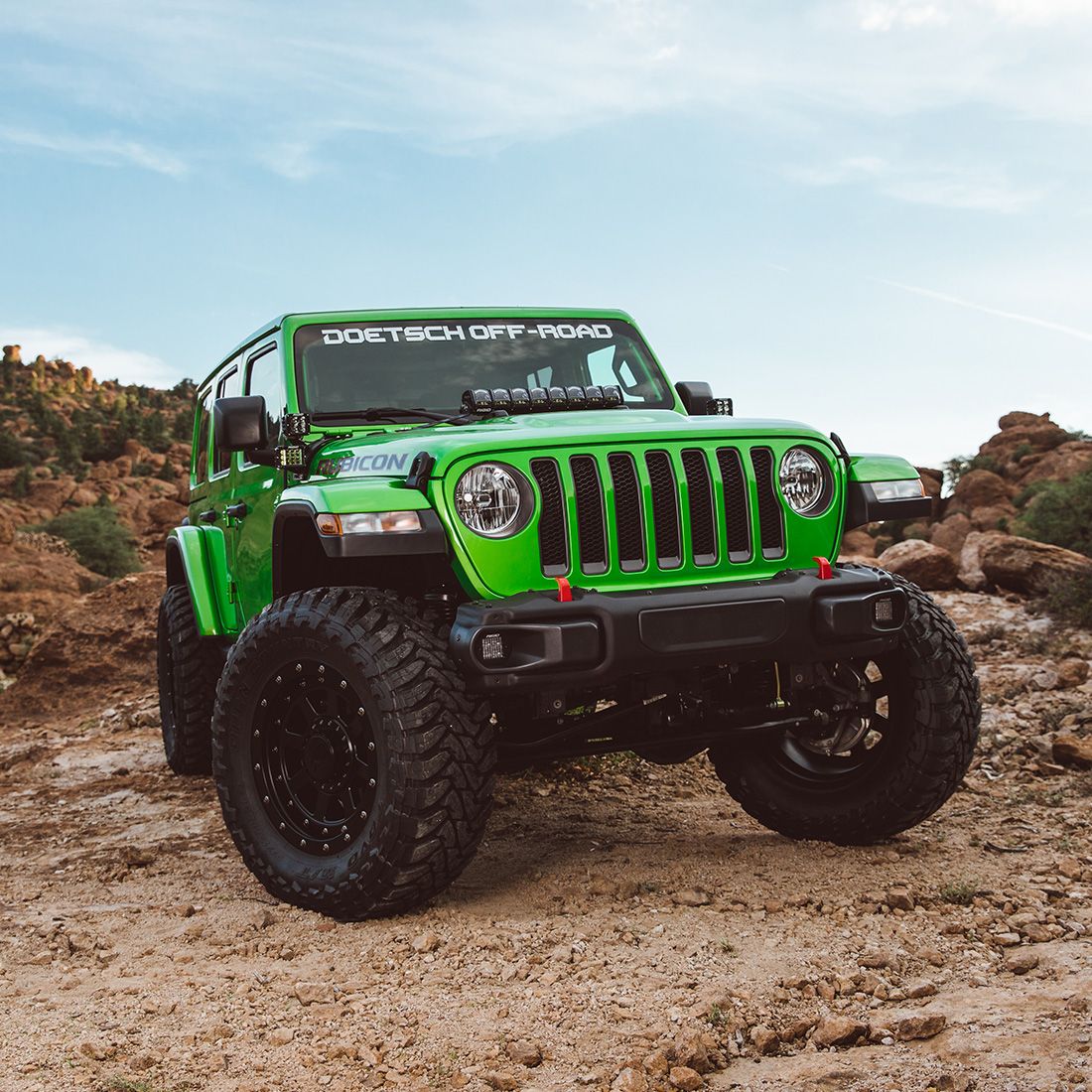 2018 Jeep Wrangler JL Cowl Mount Short Standoff Kit RIGID Industries