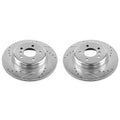 Power Stop 11-16 BMW 528i Rear Evolution Drilled & Slotted Rotors - Pair