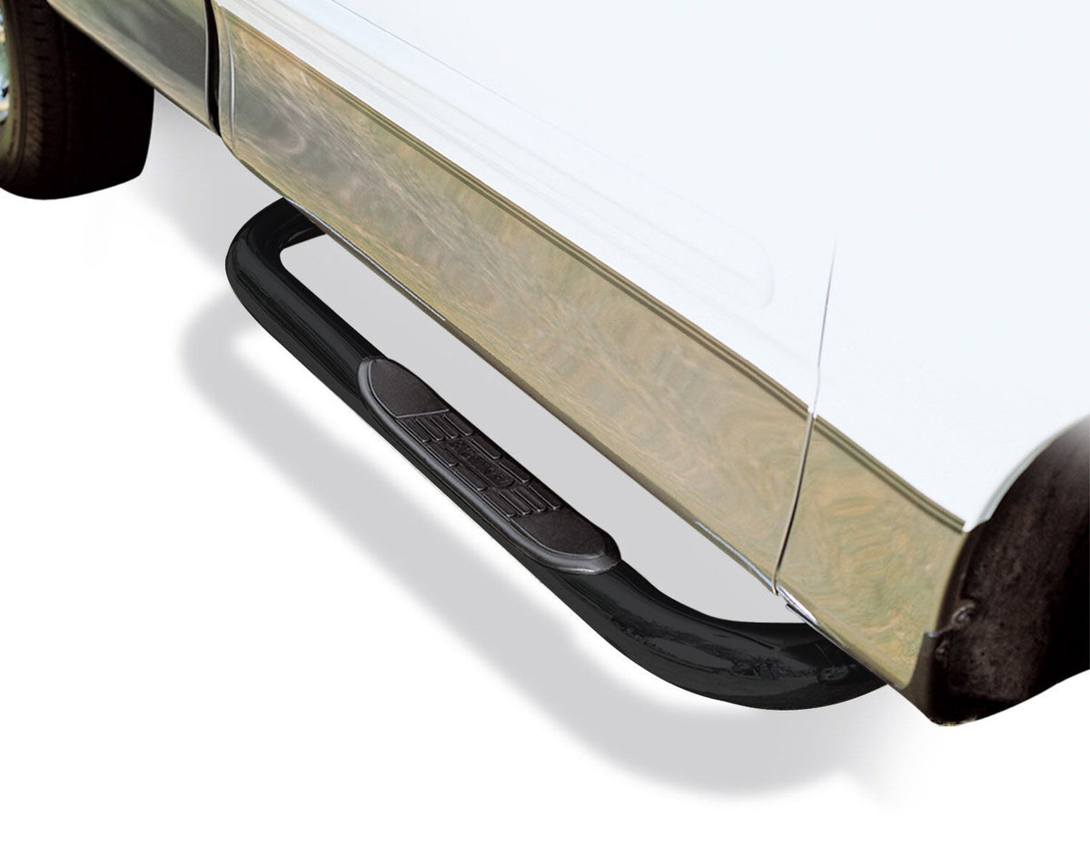 4000 Series SideSteps With Mounting Bracket Kit Powder Coat Black 1999-2016 Ford F-250/F-350 2 Door Go Rhino