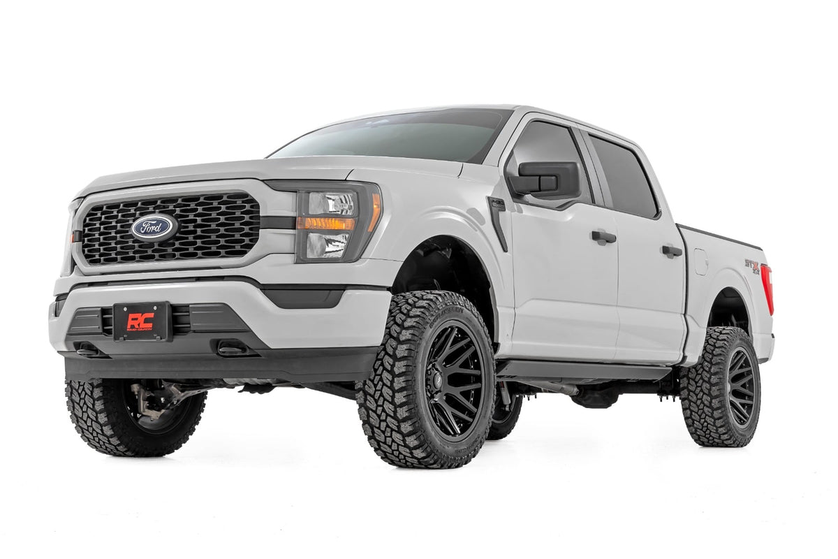 4 inch Lift Kit Forged UCA M1/M1 No Cut Ford F-150 4WD (2021-2026) Rough Country