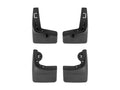WeatherTech 22-23 Ford F-150 Lightning No Drill Front & Rear MudFlaps - Black