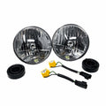 Jeep Head Light H4 Halogen 7 Inch Dot 2 Light Jeep Wrangler JK KC HiLiTES
