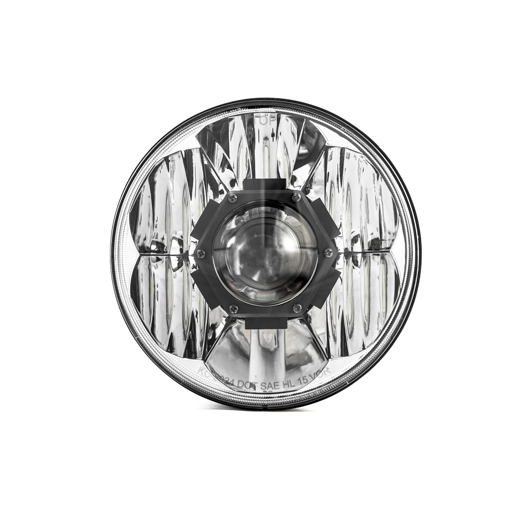 Jeep Head Lights Gravity LED 7 Inch 2- Light 2007-2018 Jeep Wrangler JK 2/4-Door KC HiLiTES