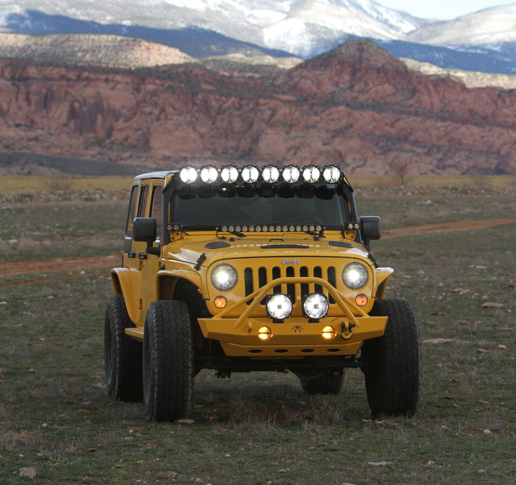 Jeep Head Lights Gravity LED 7 Inch 2- Light 2007-2018 Jeep Wrangler JK 2/4-Door KC HiLiTES