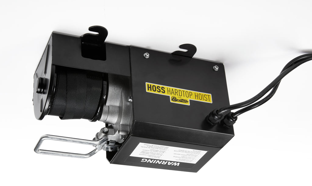 HOSS Storage Hardtop Hoist For Jeep 2018-Current Wrangler JL Black Bestop
