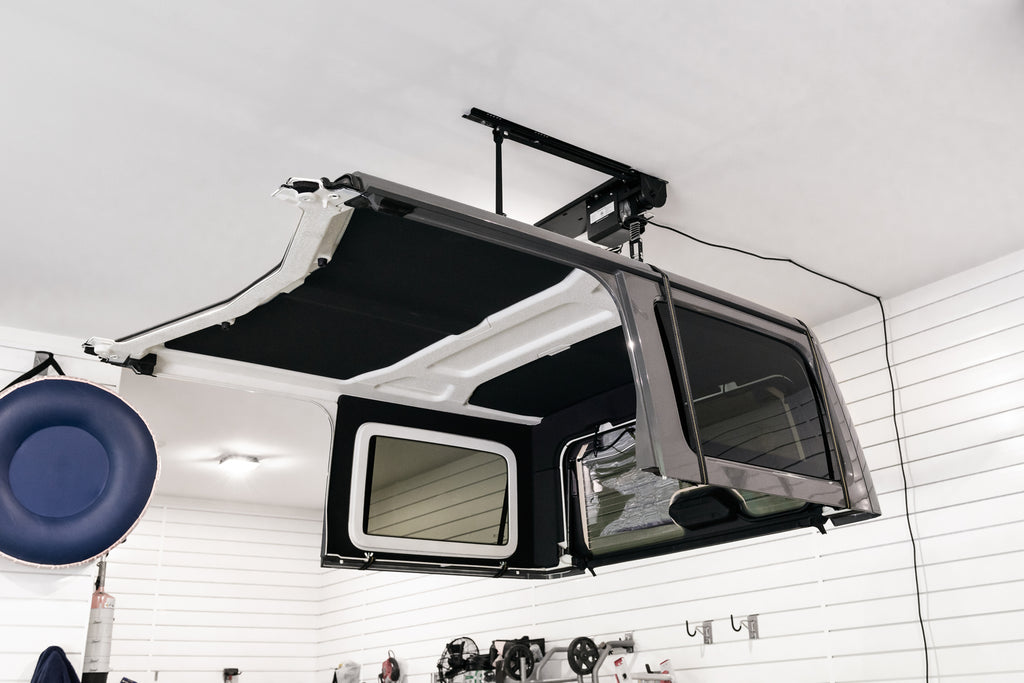 HOSS Storage Hardtop Hoist For Jeep 2018-Current Wrangler JL Black Bestop