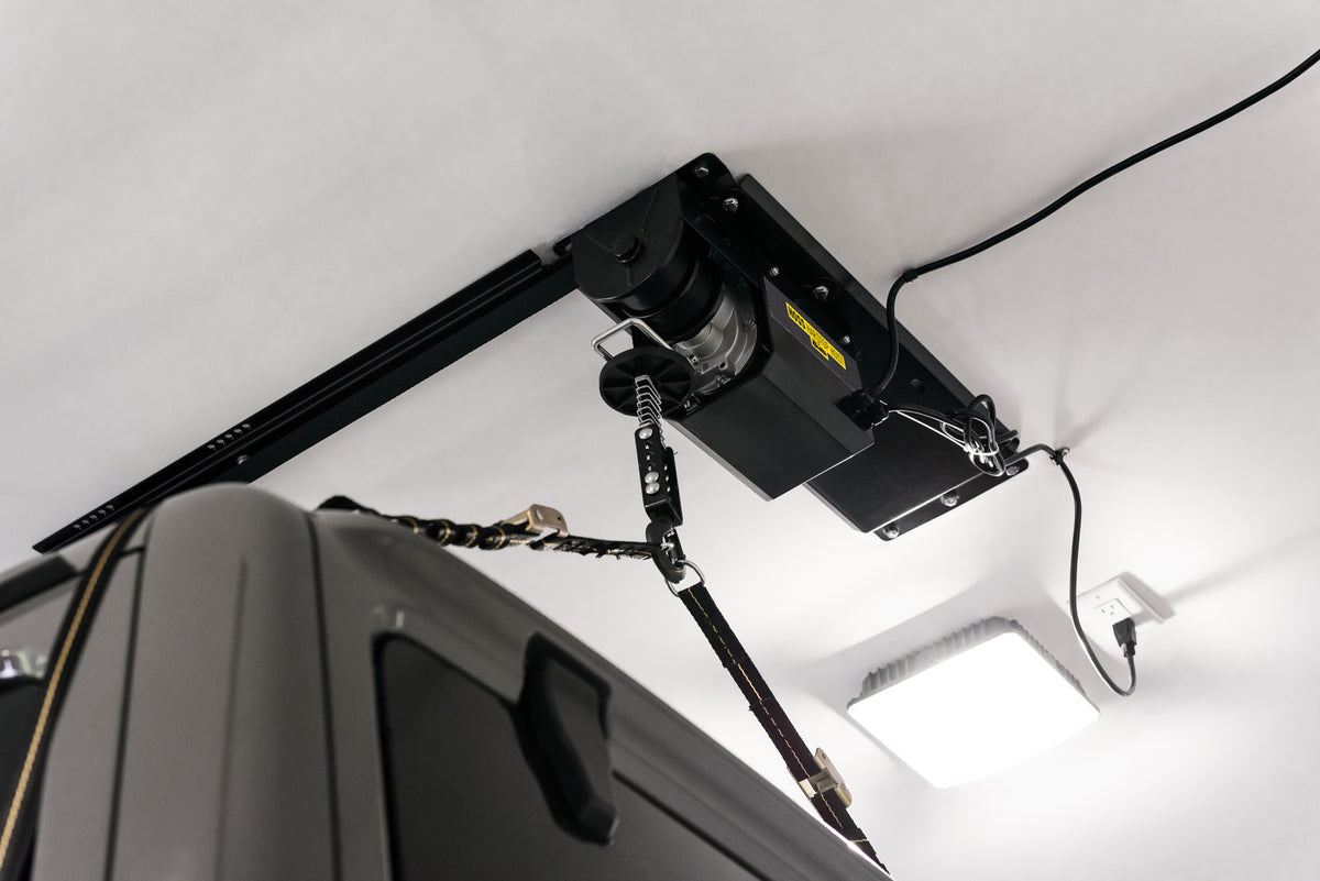 HOSS Storage Hardtop Hoist For Jeep 2018-Current Wrangler JL Black Bestop