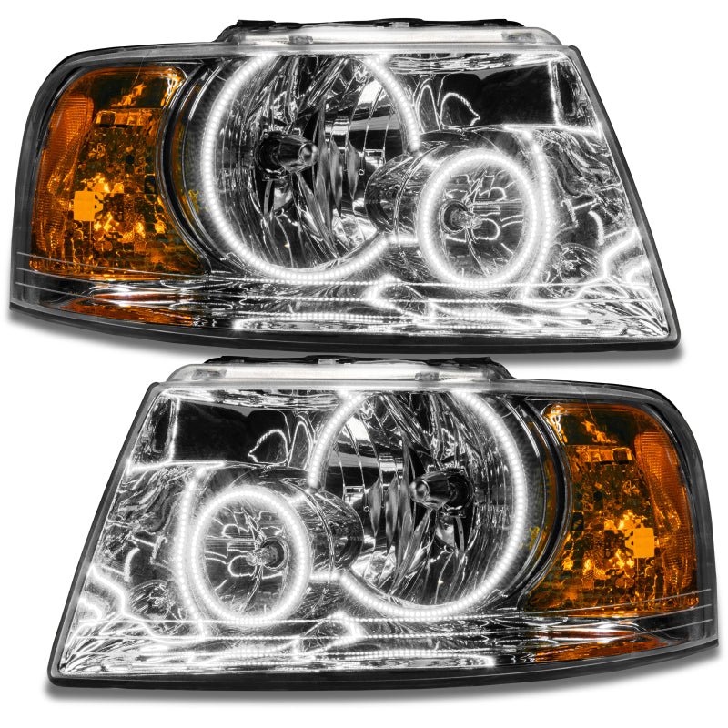 Oracle 03-06 Ford Expedition SMD HL - Chrome - ColorSHIFT w/ Simple Controller