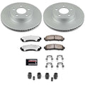 Power Stop 01-03 Ford Explorer Sport Front Z36 Coated Truck & Tow Brake Kit