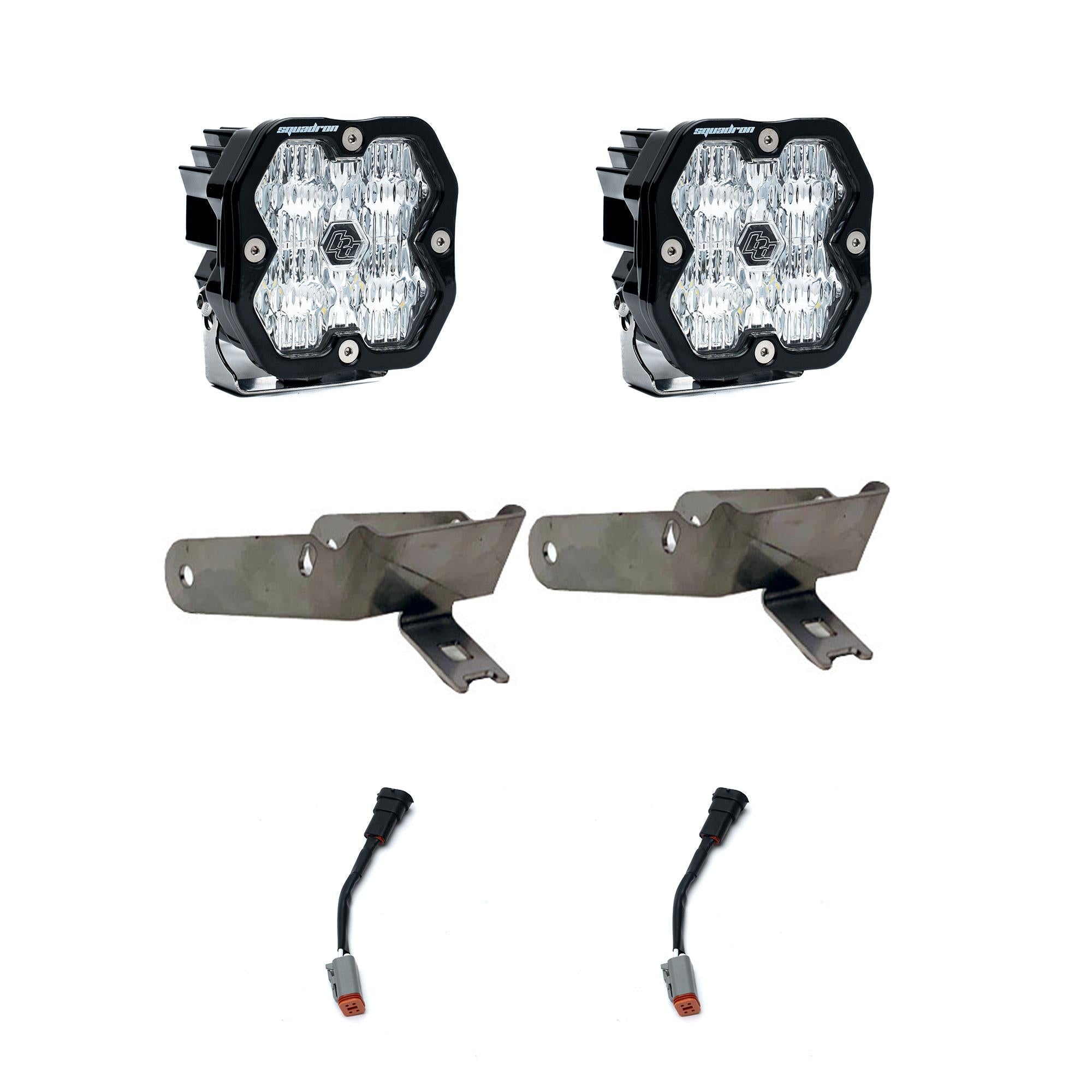 Squadron 2.0 Sport Fog Pocket LIght Kit Ford 1999-10 F-250/350 Super Duty Baja Designs