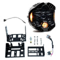 DOT LP6 LED Headlight Kit - 1982-2017 Harley Davidson Dyna/FXR/Softail (Amber) - Baja Designs