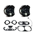 DOT LP6 LED Dual Headlight Kit - 1998-2013 Pre Rushmore Style Harley Davidson Road Glide (White) - Baja Designs