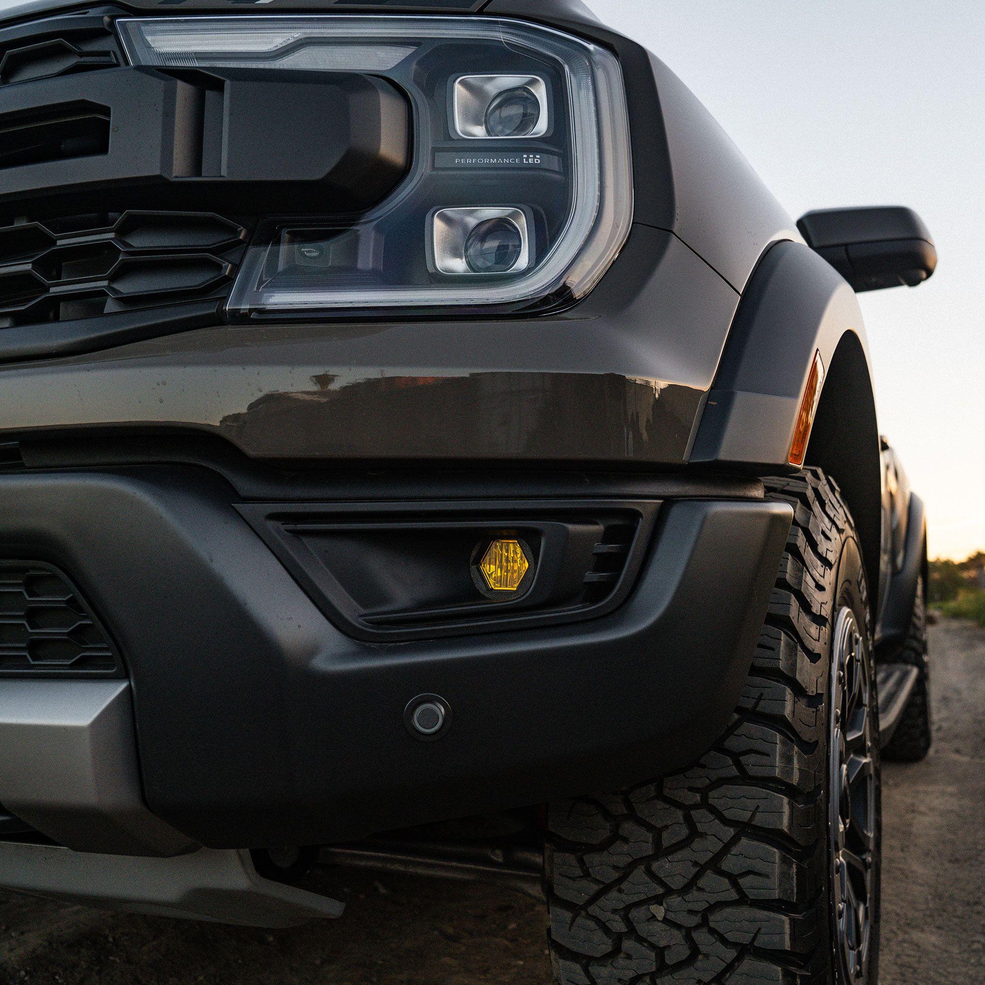 S1 Fog Pocket Light Kit Ford Ranger Raptor 2024-2026 (Wide Cornering) Baja Designs