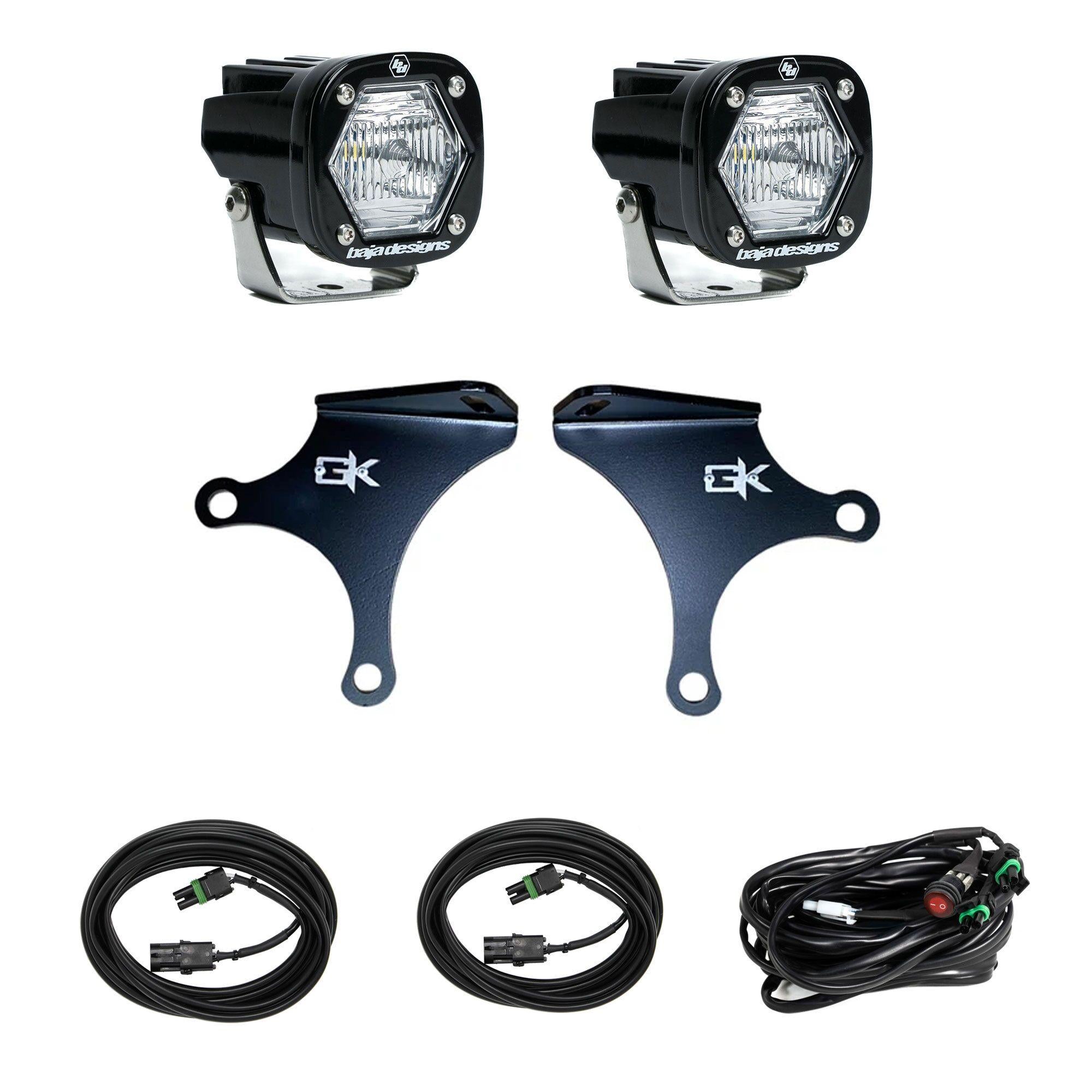 S1 Knuckle Pods Light Kit 2007-2018 Jeep JK Wrangler (Trail) Baja Designs