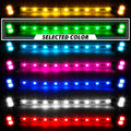 XK Glow Chrome - Motorcycle Highway Bar Switchback Driving Lights DRL Turnsignal