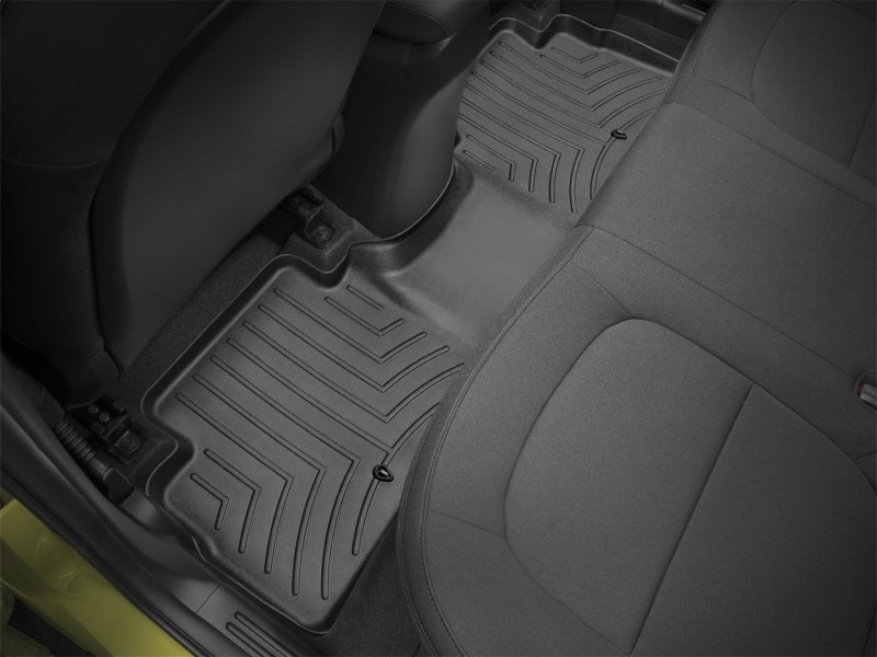 WeatherTech 14+ Kia Soul Rear FloorLiner - Black