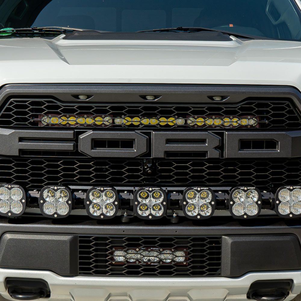 Raptor 30 Inch Grille LED Light Bar Kit 2017 Ford Raptor S8 Series Baja Designs