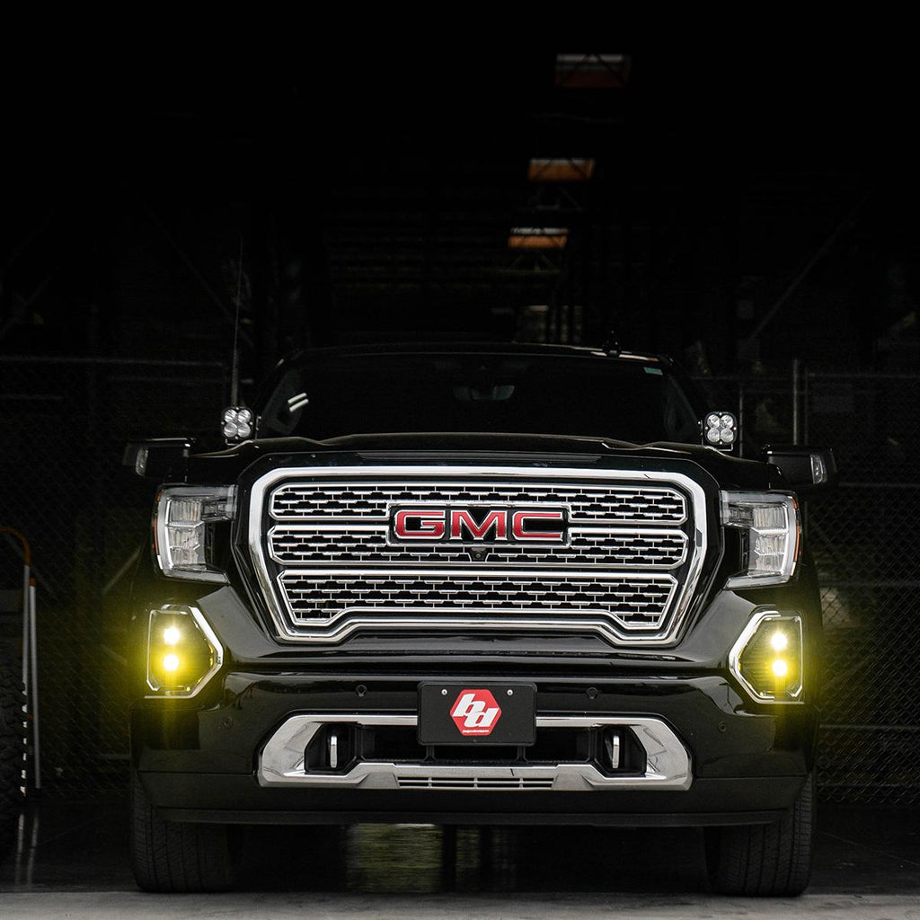GMC 1500 (19-On) Clear Spot/Baja Amber W/C FPK Baja Designs