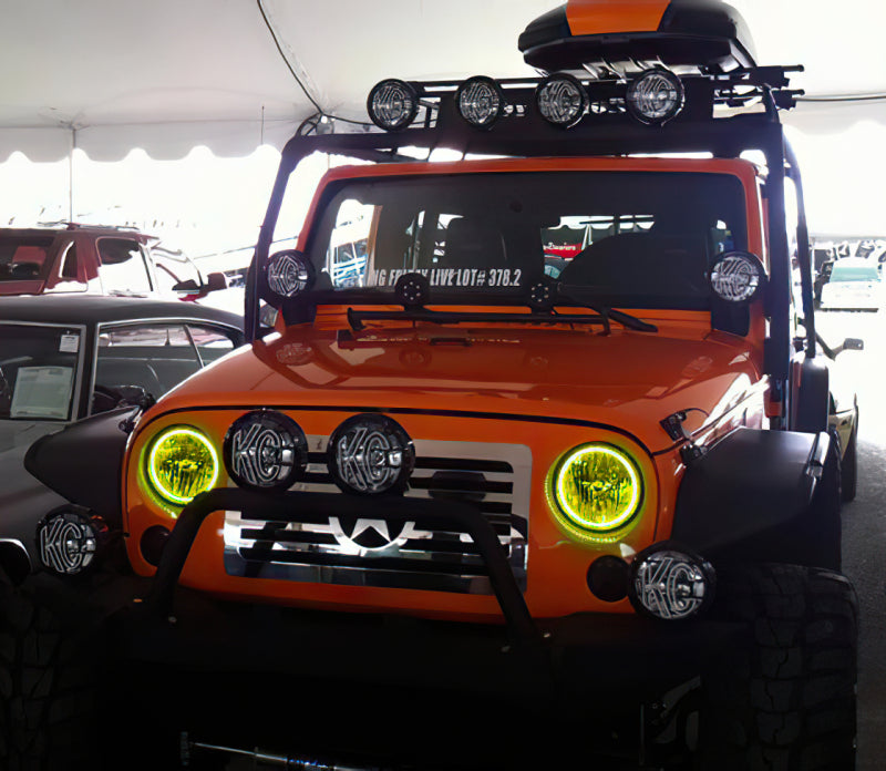 Oracle Jeep Wrangler 07-17 Halo Kit - ColorSHIFT w/ 2.0 Controller