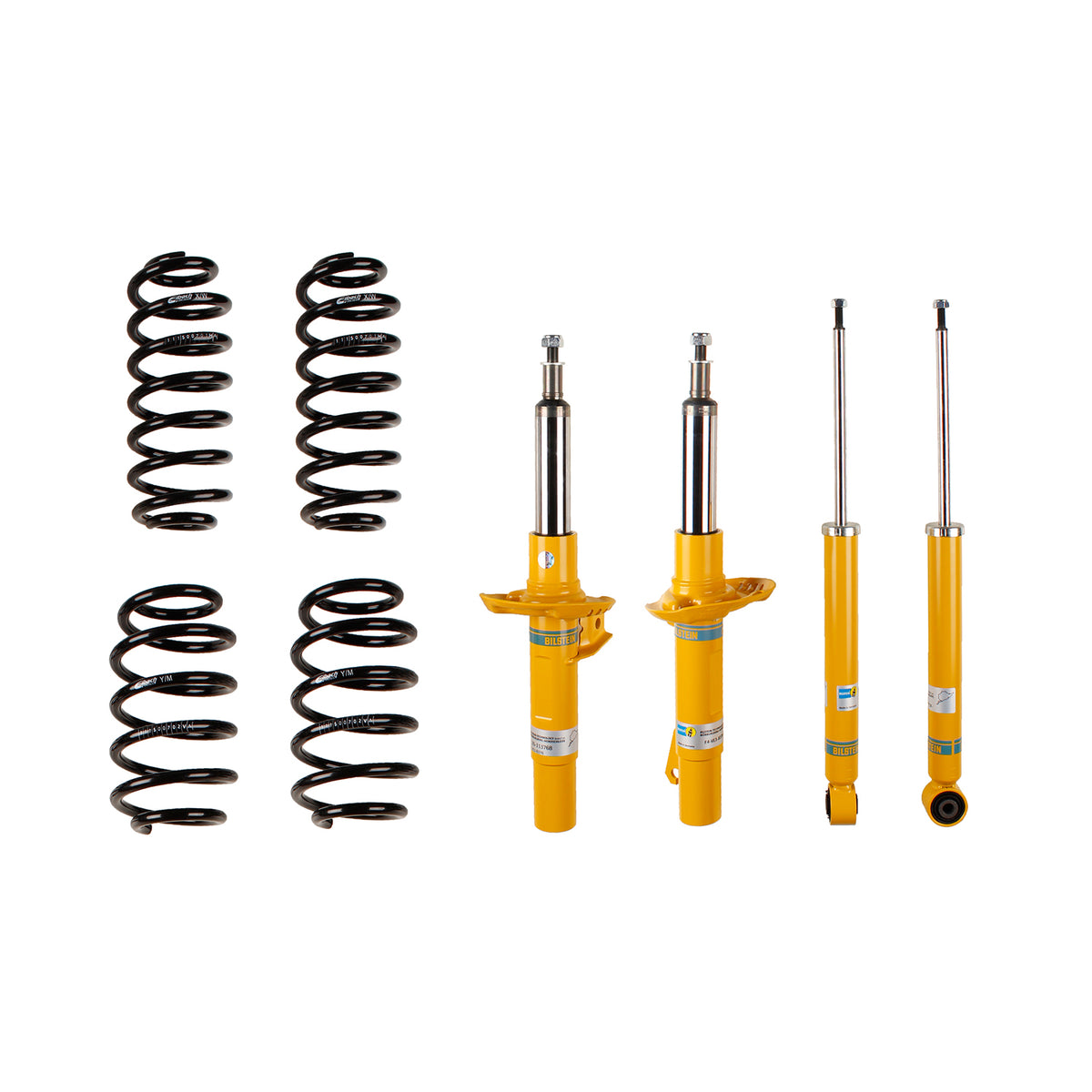 Suspension Kit Audi A3 2013-2006 Monotube Front Lowered Height 30mm, up to 1155kg Axle Load Rear Lowered Height 30mm, up to 1005kg Axle Load With 50mm Outside Strut Diameter B12 (Pro-Kit) Bilstein