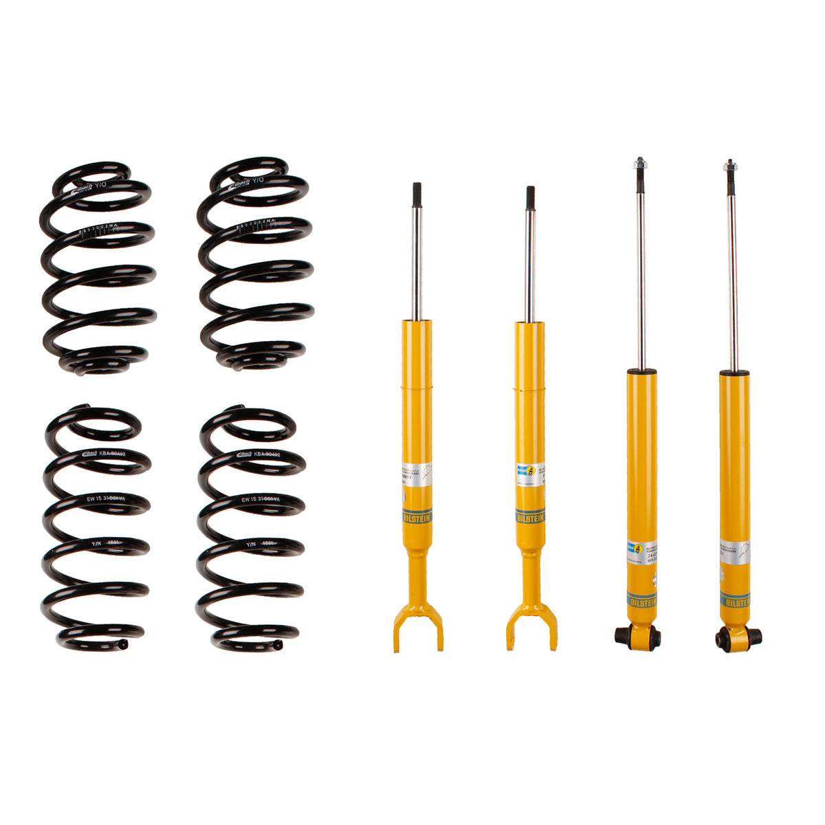Suspension Kit Volkswagen Passat 2001-1998 Monotube Front Lowered Height 30mm, up to 1020kg Axle Load Rear Lowered Height 30mm, up to 1010kg Axle Load To Chassis # 3B_YE121 221 B12 (Pro-Kit) Bilstein