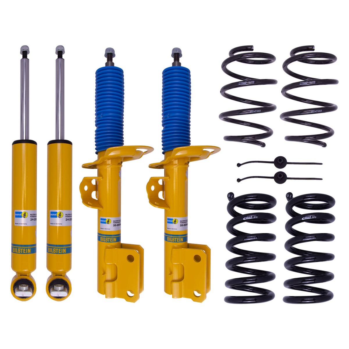 Suspension Kit Ford Mustang 2022-2015 Monotube Front Lowered Height 20mm, up to 1000kg Axle Load Rear Lowered Height 20mm, up to 1148kg Axle Load B12 (Pro-Kit) Bilstein