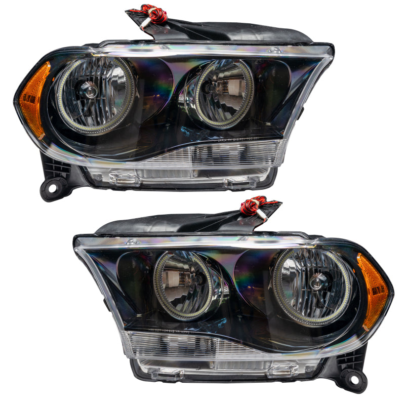 Oracle 11-13 Dodge Durango SMD HL Halogen - Black - ColorSHIFT w/o Controller