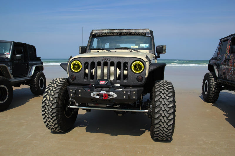 Oracle Jeep Wrangler JK 07-17 LED Waterproof Halo Kit - ColorSHIFT w/ Simple Controller
