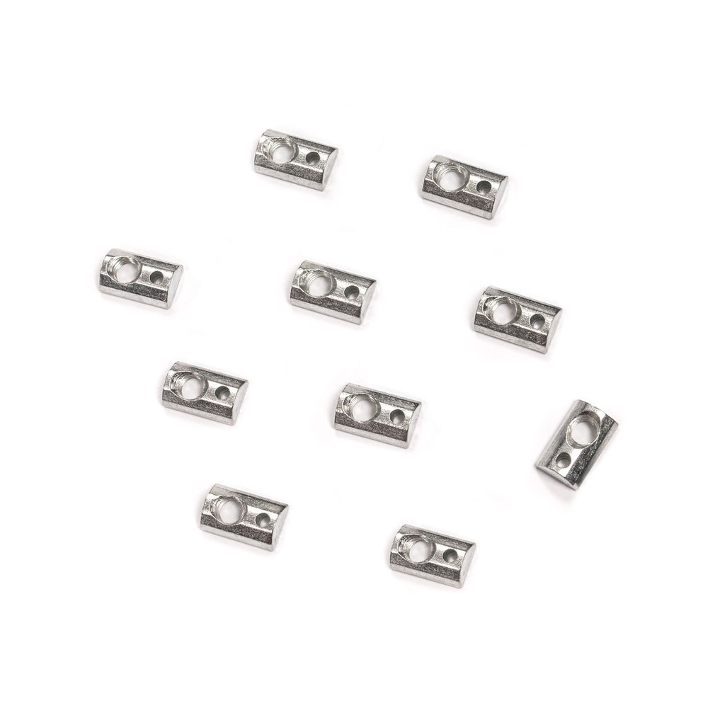 07-18 Jeep Wrangler JK T-Slot Roll-In Nut Kit 10-Pack TeraFlex