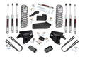 4 Inch Lift Kit Quad Front Shocks Rear Blocks Ford F-150 4WD (80-96) Rough Country
