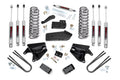 4 Inch Lift Kit Quad Front Shocks Rear Blocks Ford Bronco 4WD (80-96) Rough Country
