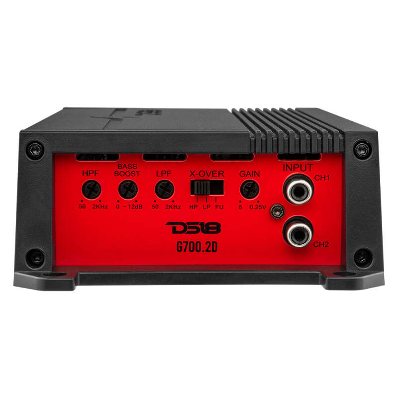 DS18 2-Channel Amplifier 1 x 360/4ohm Bridge 2x 180/2ohm 2x 100/4ohm Watts RMS