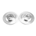 Power Stop 15-18 Mercedes-Benz C300 Rear Evolution Drilled & Slotted Rotors - Pair