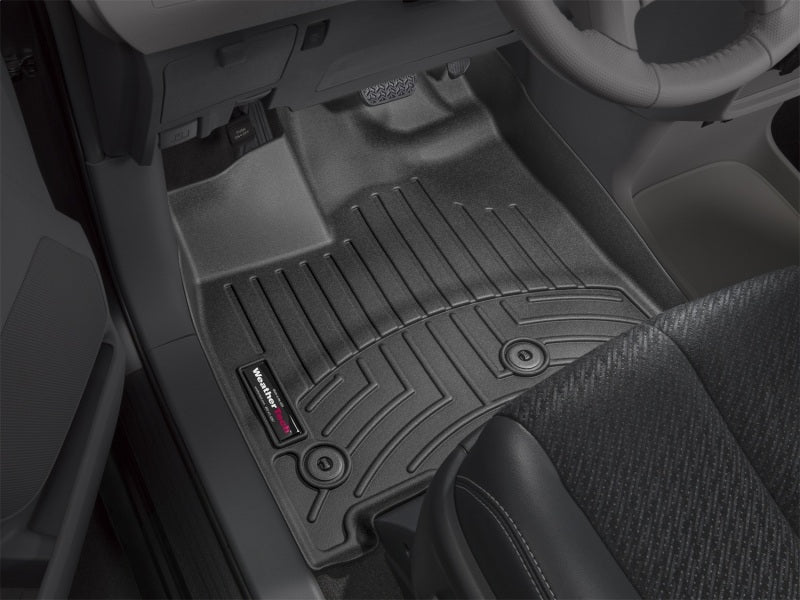 WeatherTech 13+ Toyota Sienna Front FloorLiner - Black