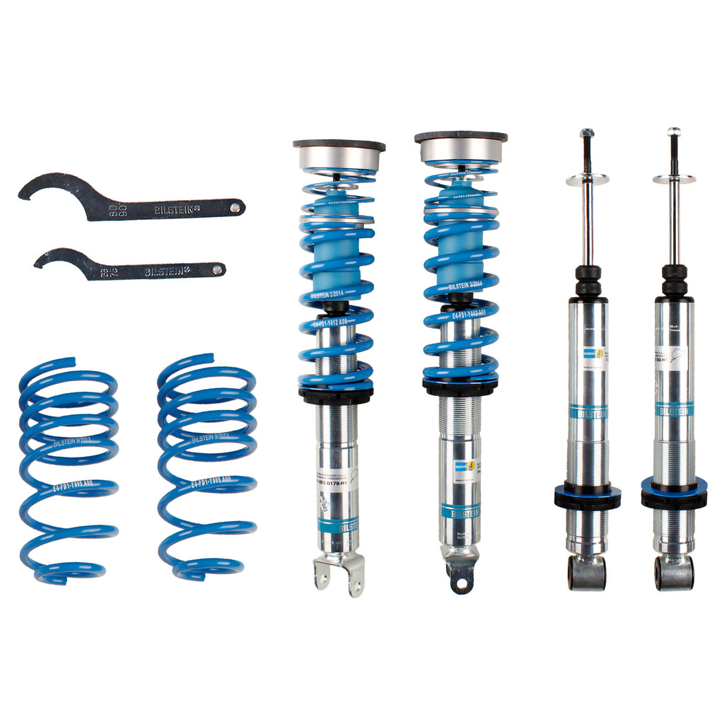 Suspension Kit Mazda MX-5 Miata 2015-2006 Monotube Front Lowered Height 30-50mm, up to 680kg Axle Load Rear Lowered Height 30-50mm, up to 705kg Axle Load B14 (PSS) Bilstein