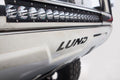 Bull Bar with LED Light Bar 3.5 Inch Oval Polished Stainless Steel 2010-2018 Dodge Ram 2500/3500 Lund