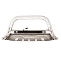 Bull Bar with LED Light Bar 3.5 Inch Oval Polished Stainless Steel 2019-2023 Ford Ranger Lund