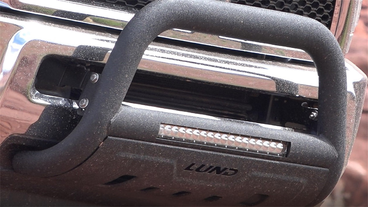 Bull Bar with LED Light Bar Black 2005-2015 Toyota Tacoma Lund