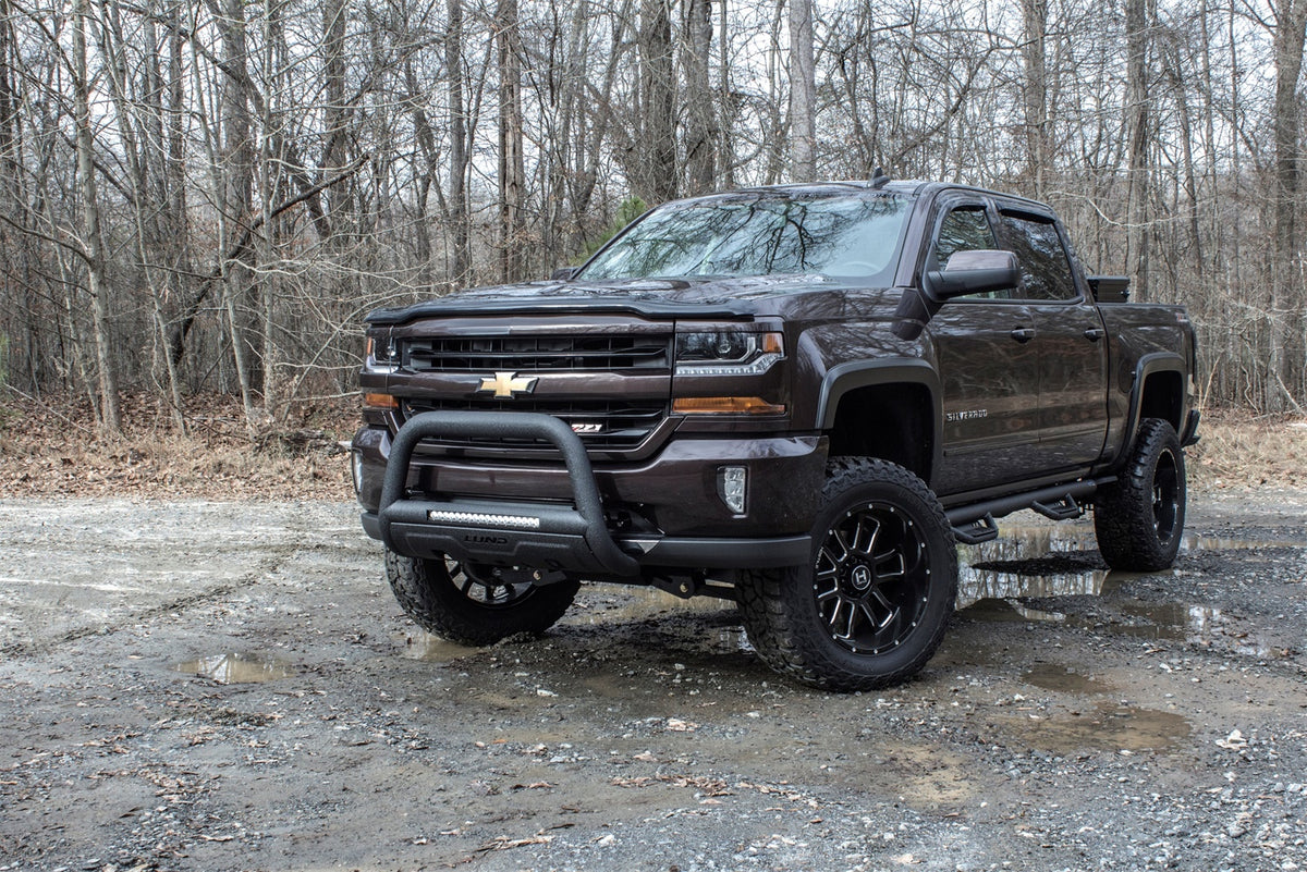 Bull Bar with LED Light Bar Black 2000-2019 Yukon XL 2500/1500 2007-2013 Cadillac Escalade EXT 2007-2013 Avalanche Lund