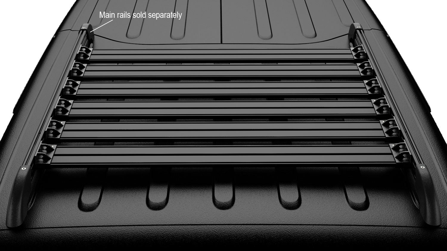 07-18 Wrangler JK 4 Door Nebo Roof Rack Cargo Slat Kit 6-Piece TeraFlex