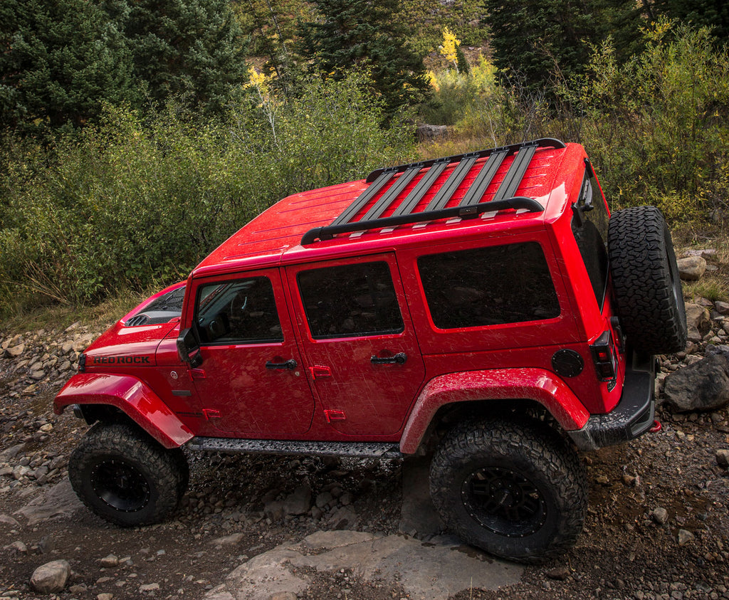 07-18 Wrangler JK 4 Door Nebo Roof Rack Cargo Slat Kit 6-Piece TeraFlex
