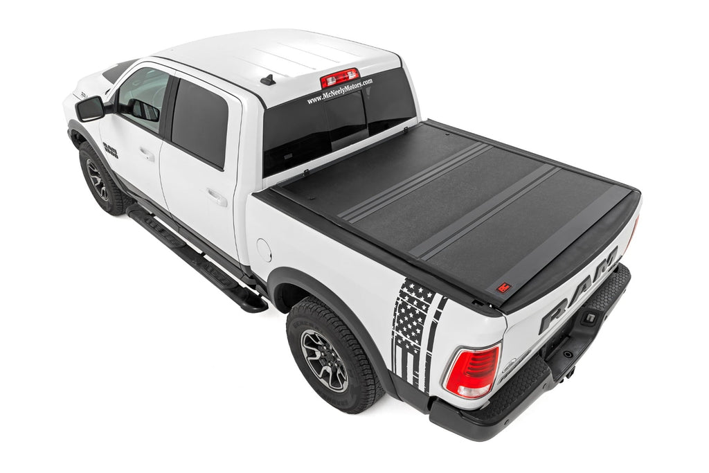 Hard Low Profile Bed Cover 5 Foot 7 Inch Bed No Rambox Ram 1500 2WD/4WD (2009-2018 & Classic) Rough Country