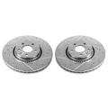 Power Stop 08-15 Land Rover LR2 Front Evolution Drilled & Slotted Rotors - Pair
