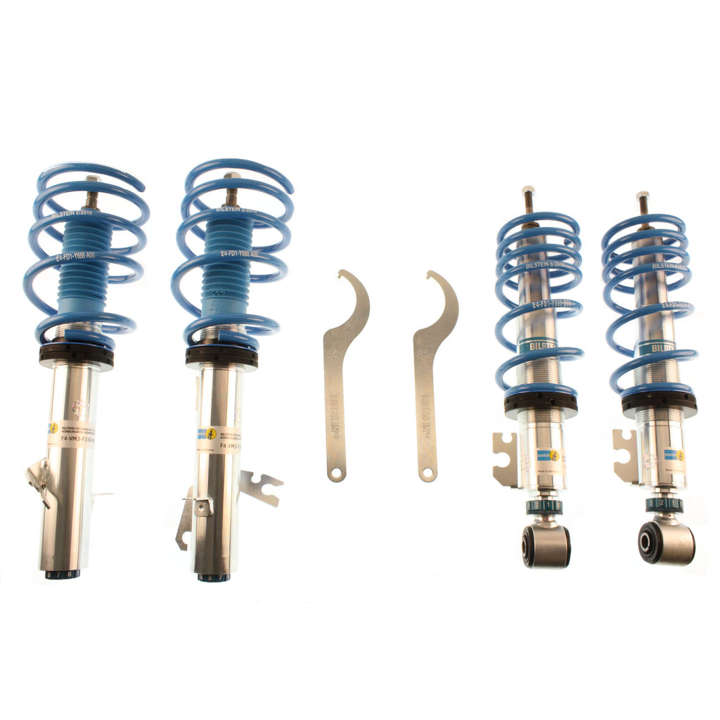 Suspension Kit Mini Cooper 2008-2002 Monotube Front Lowered Height 30-50mm, up to 890kg Axle Load Rear Lowered Height 30-50mm, up to 800kg Axle Load From 3/2002 B16 (PSS10) Bilstein