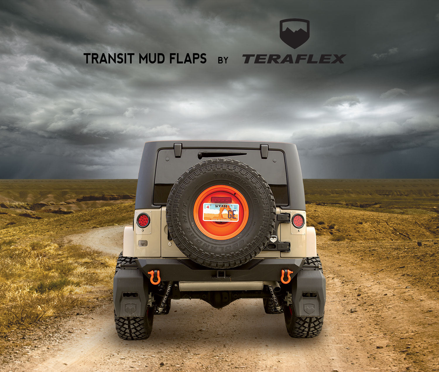 07-18 Wrangler JK Transit Mud Flap Kit TeraFlex